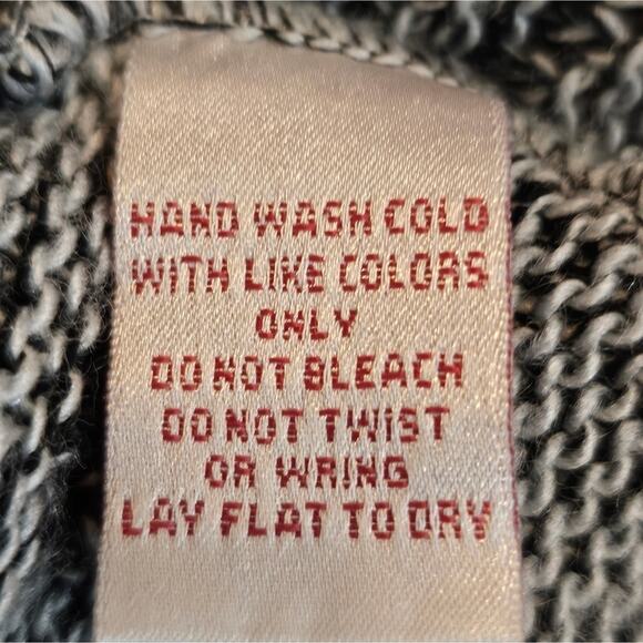 Derek Heart Flyaway Open Front Cardigan w/ Empire Waist and Tab Collar Small - Picture 7 of 9